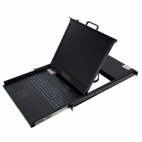 Rack KVM Consola GENERICO CONSOLA-1U CONSOLA-1U Consola Monitor 1-VGA Teclado Trackpad 1-USB Rack 1U requiere-KVM