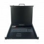 Rack KVM Consola GENERICO CONSOLA-1U CONSOLA-1U Consola Monitor 1-VGA Teclado Trackpad 1-USB Rack 1U requiere-KVM
