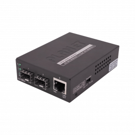 Chasis / Modulo / PCI PLANET GT-1205A GT-1205A Planet 1-1000 2-SFP-Redundante Media Converter 100/1000 inc-5VDC/2,5A