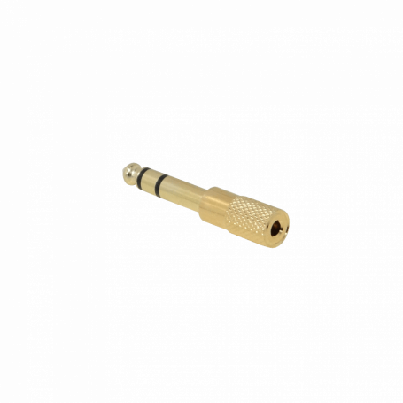Conversor Conector Audio MACROTEL ASM35 ASM35 3,5mm-H 6,35mm-M Convertidor Adaptador Copla Audio Stereo Phone1/8-1/4