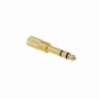 Conversor Conector Audio MACROTEL ASM35 ASM35 3,5mm-H 6,35mm-M Convertidor Adaptador Copla Audio Stereo Phone1/8-1/4