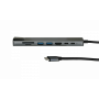 USB HUB / LAN RJ45 GENERICO HUB-CHASE HUB-CHASE Hub Type-C 1-USB-CM 2-USB-CH 1-HDMI 2-USB-AH SD/mSD RJ45-ETH Aluminio