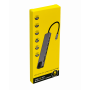 USB HUB / LAN RJ45 GENERICO HUB-CHASE HUB-CHASE Hub Type-C 1-USB-CM 2-USB-CH 1-HDMI 2-USB-AH SD/mSD RJ45-ETH Aluminio