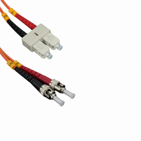 OM1 multimodo FIBRA JFMTC1 JFMTC1 1mt ST-SC OM1 MultiModo MM Duplex Jumper Fibra 62.5/125um LSZH