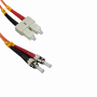 OM1 multimodo FIBRA JFMTC1 JFMTC1 1mt ST-SC OM1 MultiModo MM Duplex Jumper Fibra 62.5/125um LSZH