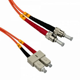 OM1 multimodo FIBRA JFMTC2 JFMTC2 2mt ST-SC OM1 MultiModo MM Duplex Jumper Fibra 62.5/125um LSZH