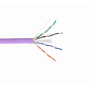 Unif. cat6 cobre Linkmade CBLL-UL CBLL-UL LINKMADE LSZH Violeta CAT6 UTP 305mt Unifilar Cobre Caja Cable