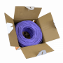 Unif. cat6 cobre Linkmade CBLL-UL CBLL-UL LINKMADE LSZH Violeta CAT6 UTP 305mt Unifilar Cobre Caja Cable