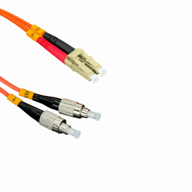 OM1 multimodo Fibra JFMLT2 JFMLT2 2mt LC-ST OM1 MultiModo MM Duplex Jumper Fibra 3.0mm 62.5/125um LSZH