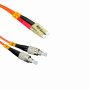 OM1 multimodo Fibra JFMLT2 JFMLT2 2mt LC-ST OM1 MultiModo MM Duplex Jumper Fibra 3.0mm 62.5/125um LSZH
