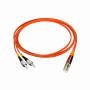 OM1 multimodo Fibra JFMLT2 JFMLT2 2mt LC-ST OM1 MultiModo MM Duplex Jumper Fibra 3.0mm 62.5/125um LSZH