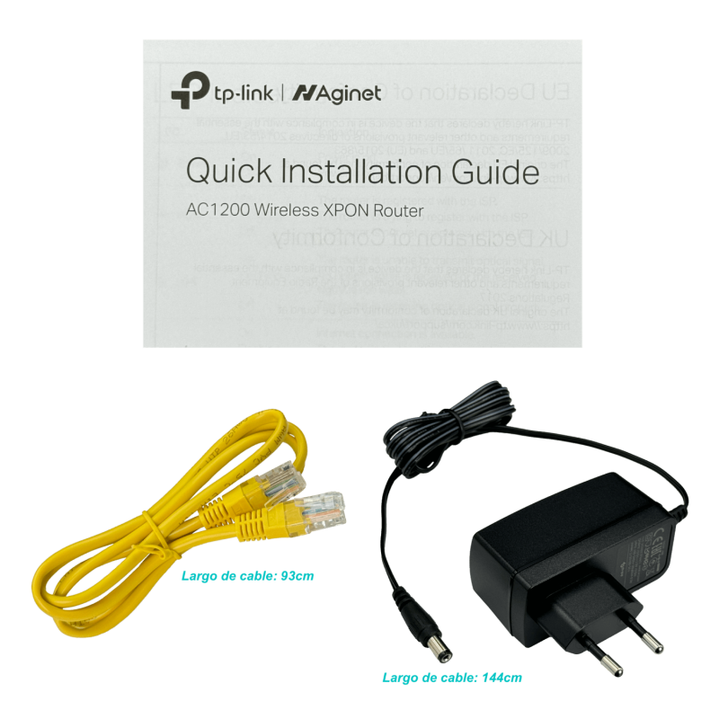 XC220 TP-LINK ONU XPON 2-LAN 1-SC/APC 867/300mbps 5/2,4GHz AC1200 inc-12Vdc