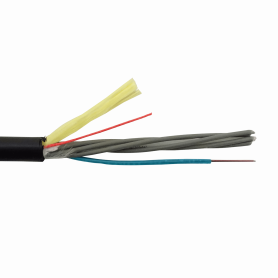 Monomodo Cable 12+Fibras Fibra CFSB12 CFSB12 SM 12-Fibras-G652D vano-50m ADSS 10mm Cable Ext-PE Monomodo 1-minitubo