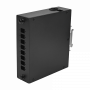 NAP Mural / Terminal Metal Fibra BOX-8DIN BOX-8DIN p/Riel-Din p/12-Mang req-Coplas NAP Caja IP20 Metalica Fibra Optica
