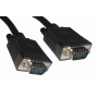 HDMI/DVI/VGA/RG59/ F/BNC Generico VGA-2MM VGA-2MM -1,5mt HDB15 Macho-Macho DB15-M VGA-M Cable Video Negro Blindado 150cm