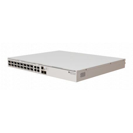 100000 100G Cobre/QSFP28 Mikrotik CRS520-4XS-16XQ-RM CRS520-4XS-16XQ-RM MIKROTIK 16-QSFP28-100G 4-SFP28-25G 2-10G Switch L5 2...