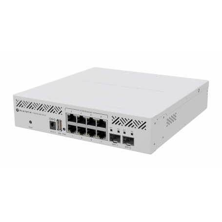 10000 10G/25G Cobre/SFP+/SFP28 Mikrotik CRS310-8G+2S+IN CRS310-8G-2S IN MIKROTIK L5 8-2500 2-SFP+10G USB-AH DC-Jack inc-24V S...