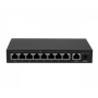 Switch no administrable POE TP-LINK TL-SF1009P TL-SF1009P TP-LINK 9-100(8-PoE48V-af) 65W-total Switch no-Admin no-Rack