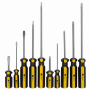 Atornillador Otras Marcas LLADORES-10 LLADORES-10 Kit 5-Paleta-3-5-6-6-6 / 5-Cruz-0-1-2-2-2 10-Destornilladores TN0311