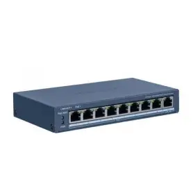 Switch no administrable POE HIKVISION DS-3E1309P-EI/M DS-3E1309P-EI/M Switch PoE Inteligente de 8x10/100 Mbps PoE port,1xGiga...
