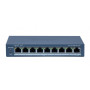 Switch no administrable POE HIKVISION DS-3E1309P-EI/M DS-3E1309P-EI/M Switch PoE Inteligente de 8x10/100 Mbps PoE port,1xGiga...