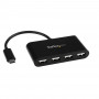 USB HUB / LAN RJ45 StarTech.com ST4200MINIC StarTech com Hub Concentrador USB-C a USB A de 4 Puertos - Ladr n Adaptador USB T...