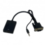 Conversor / Splitter / Switch Otras Marcas VGAHDMI VGAHDMI -VGA-H/in Audio/3,5mm-H/in HDMI-H/out Conversor Video Phone-1/8