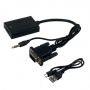 Conversor / Splitter / Switch Otras Marcas VGAHDMI VGAHDMI -VGA-H/in Audio/3,5mm-H/in HDMI-H/out Conversor Video Phone-1/8