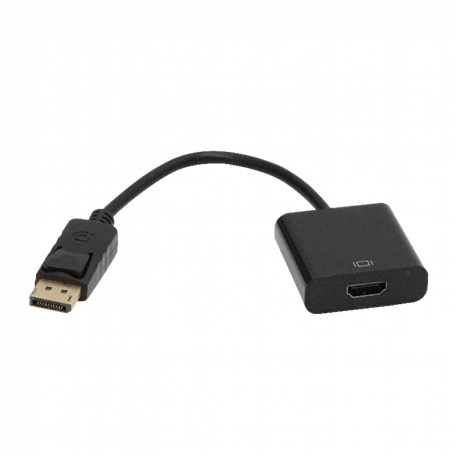 DisplayPort/MiniDP/USB-C Otras Marcas UL-DPHDMI UL-DPHDMI 1080p HDMI-H a DisplayPort-M Negro Cable-15cm Adaptador Video