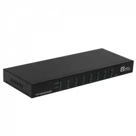 Equipo KVM Otras Marcas HKVM-8 HKVM-8 KVM 8-HDMI-USB Rack req-cables 2-USB2.0-AH inc-12V IR-Ctrl 3,5mm
