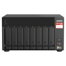 Almacenamiento NAS Qnap TS-873A-SW5T-US QNAP - NAS server - 8-Bay torre AMD Ryzen with 2 5