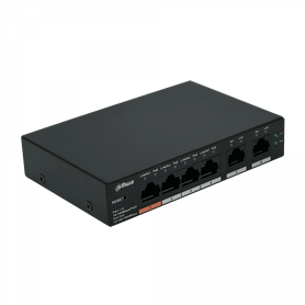 Industrial poe Dahua CS4006-4ET-60 CS4006-4ET-60 DAHUA Switch 4-100-PoE+ 2-1000 60W-tot L2 26mm inc-53V