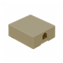 Roseta y caja-exterior Otras Marcas RST-11 RST-11 Roseta RJ11/RJ14 6P4C Telefono Sobrepuesta Blanca