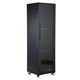 Rack Cerrado 18 a 45U Otras Marcas RACK-42U-6F RACK-42U-6F Rack puerta Vidrio 42U 600mm 60cm-Fondo Bandeja PDU
