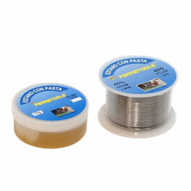 Calor/soldadura Otras Marcas SOLDA-P SOLDA-P Soldadura 1,0mm 60-gramos y Pasta 15g CF-008 Solder Wire and Flux