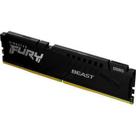 Memoria RAM Kingston KF560C36BBE2-16 KF560C36BBE2-16 Memoria RAM Kingston Fury Beast Black de 16GB DDR5, 6000MHz, CL36, DIMM