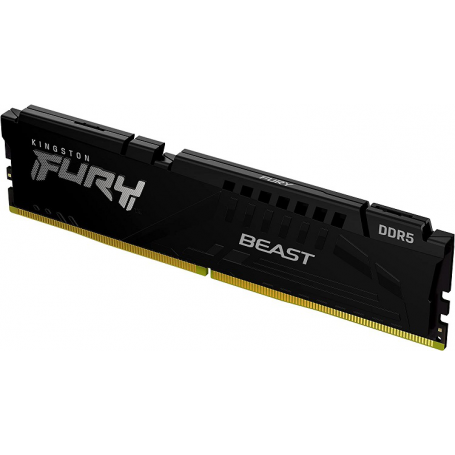 Memoria RAM Kingston KF560C36BBE2-16 KF560C36BBE2-16 Memoria RAM Kingston Fury Beast Black de 16GB DDR5, 6000MHz, CL36, DIMM
