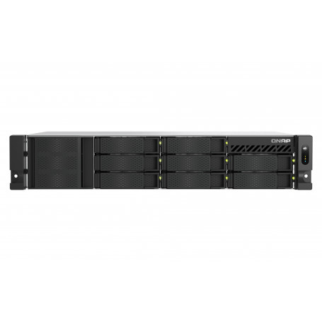 Almacenamiento NAS Qnap TS-855eU-RP-8G-US QNAP TS-855eU-RP - Servidor NAS - 8 compartimentos - montaje en bastidor - SATA 6Gb...