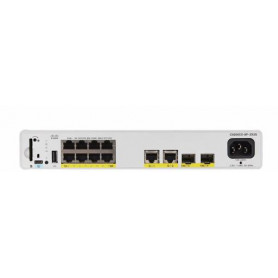 Admin 8-12 PoE Cisco C9200CX-8P-2X2G-E Cisco Catalyst 9200CX - Network Essentials - conmutador - compacto - L3 - Gestionado -...