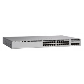 Admin 28-48 PoE Cisco C9200L-24PXG-4X-E Cisco Catalyst 9200L - Network Essentials - conmutador - L3 - Gestionado - 8 x 100 10...