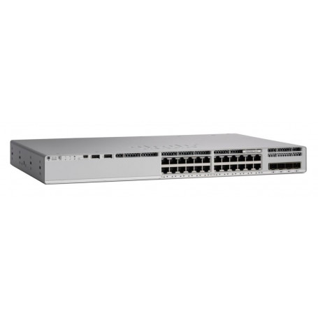 Admin 28-48 PoE Cisco C9200L-24PXG-4X-E Cisco Catalyst 9200L - Network Essentials - conmutador - L3 - Gestionado - 8 x 100 10...