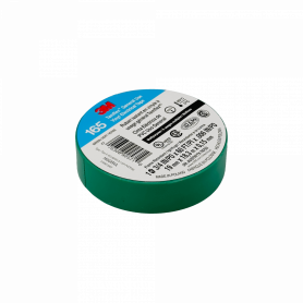 Aislante adhesivo / termo 3M company TEMFLEX-18V TEMFLEX-18V 3M 18mt 165 Verde Huincha Cinta Aisladora PVC 19mm 0,15mm 600V 0...