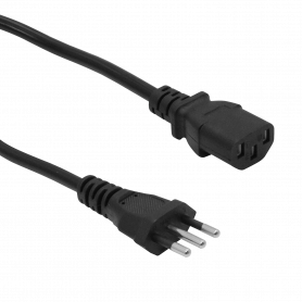 Cable de Poder GENERICO NIMC3 NIMC3 3mt 3x0,75mm2 Chile-C13 6A Cable Poder CEI23-16-VII 300cm