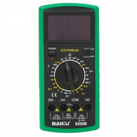 Tester Otras Marcas MULTI-1 MULTI-1 BAKU Multitester Digital inc-Bateria9V 1000VDC 750VAC 10A BK-9205B