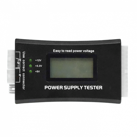 Tester Otras Marcas TESTER-ATX TESTER-ATX Tester Digital Fuente Poder para PC ATX BTX ITX 24-PIN SATA-IDE