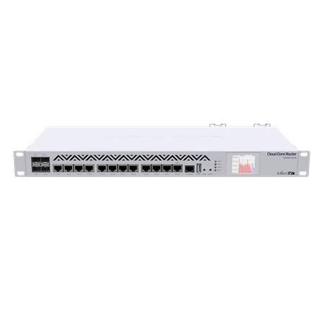 Mikrotik p/Rack Mikrotik CCR1036-12G-4S CCR1036-12G-4S MIKROTIK 36-1.2GHZ 12-1000 4-SFP 1-USB 1 L6 RACK 4GB LCD