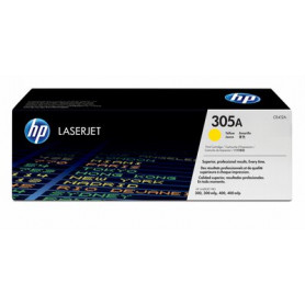 Tintas y Toner HP CE412A HP 305A - Amarillo - original - LaserJet - cartucho de t ner CE412A - para LaserJet Pro 300 color M3...