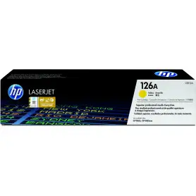 Tintas y Toner HP CE312A HP 126A - Amarillo - original - LaserJet - cartucho de t ner CE312A - para Color LaserJet Pro CP1025...