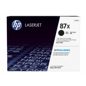 Tintas y Toner HP CF287X HP 87X - Alto rendimiento - negro - original - LaserJet - cartucho de t ner CF287X - para LaserJet M...