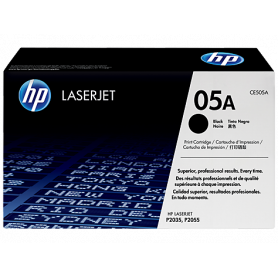 Tintas y Toner HP CE505A HP 05A - Negro - original - LaserJet - cartucho de t ner CE505A - para LaserJet P2033 P2035 P2036 P2...